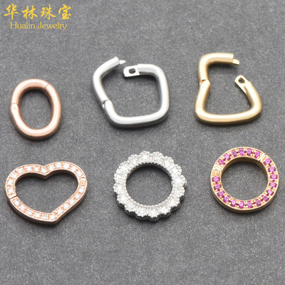 珍珠翡翠珠链18K金万能圈配件