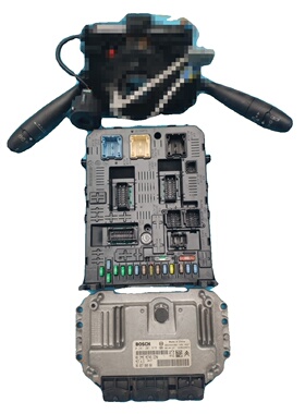 适用标致307车身组合开关发动机电脑板0261201878 96660140XT K05