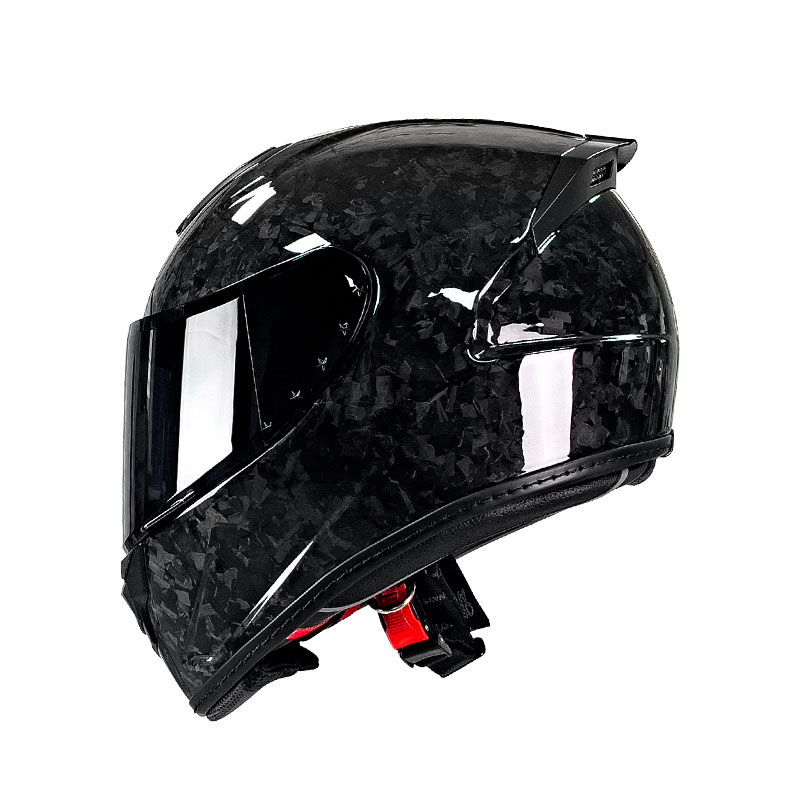 碳纤维摩托车头盔机车个性轻量化全覆盖式四季通用超轻男全盔