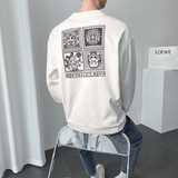 2025秋款轻熟风立体胶印男士圆领印花卫衣5626#P60，男装卫衣，电商C309