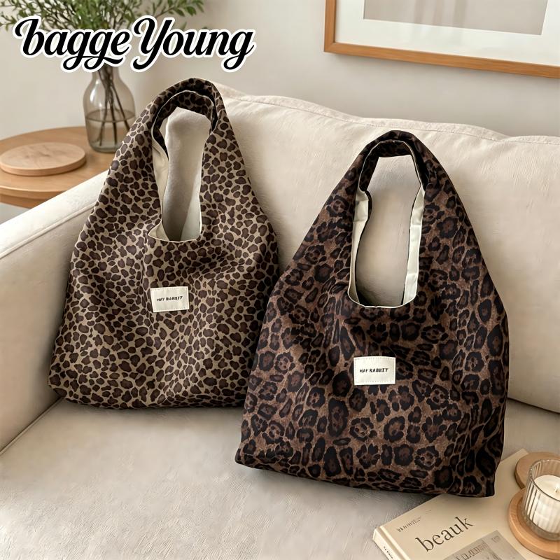 Baggeyoung韩系豹纹大容量托特包