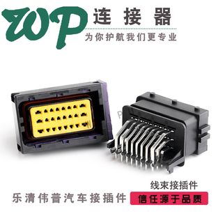 DJ7241-1.5/2.8-10 24孔ECU密封连接器油改气电脑板211PC249S0005