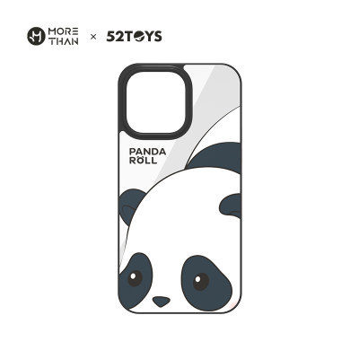 PandaRoll熊猫联名 适用苹果15系列手机壳Magsafe无线磁吸充电iPhone15promax镜面全包防摔男女款潮牌保护套