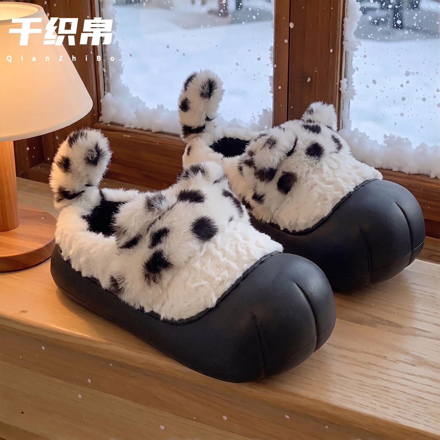 日本进口卡通猫爪耳朵棉拖