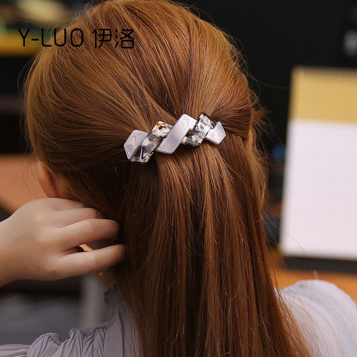 新款简约风大号优雅气质妈妈发夹