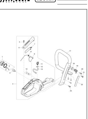 Makita牧田汽油链锯EA3200S原装零配件