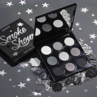 美国colourpop眼影colorpop九色blowin' smoke 烟熏盘万圣黑白灰