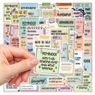 reminder便利贴系列贴纸创意贴画