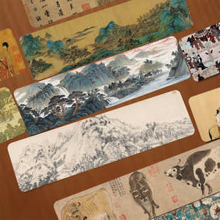 30张古风名画书签笔记本阅读书页标注卡片纸质DIY手账小卡片