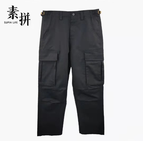 素拼男装九分裤工装裤青春流行
