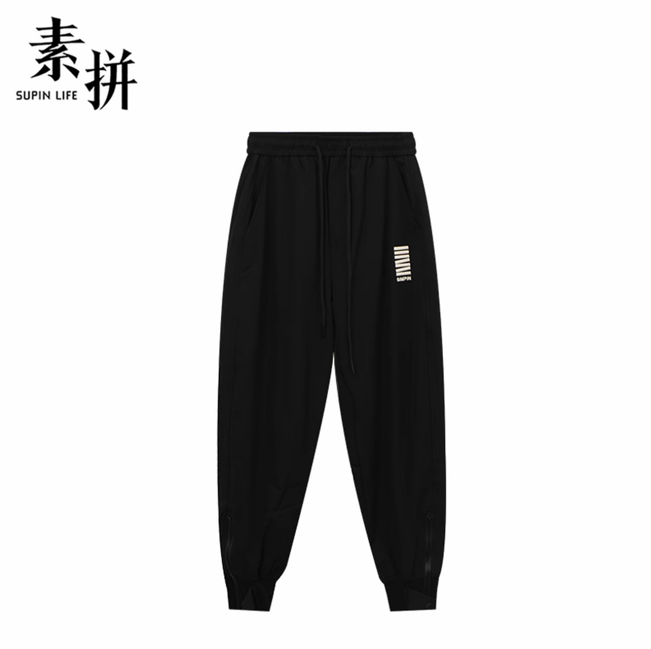 素拼男装D夏季新款休闲裤束脚裤宽松运动裤锦纶长裤SPBXK423179AM