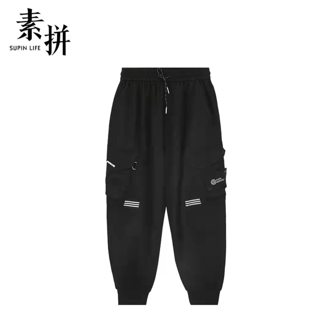 素拼男装春秋季新款休闲裤宽松哈伦小脚裤韩版潮流SPBXK13564A