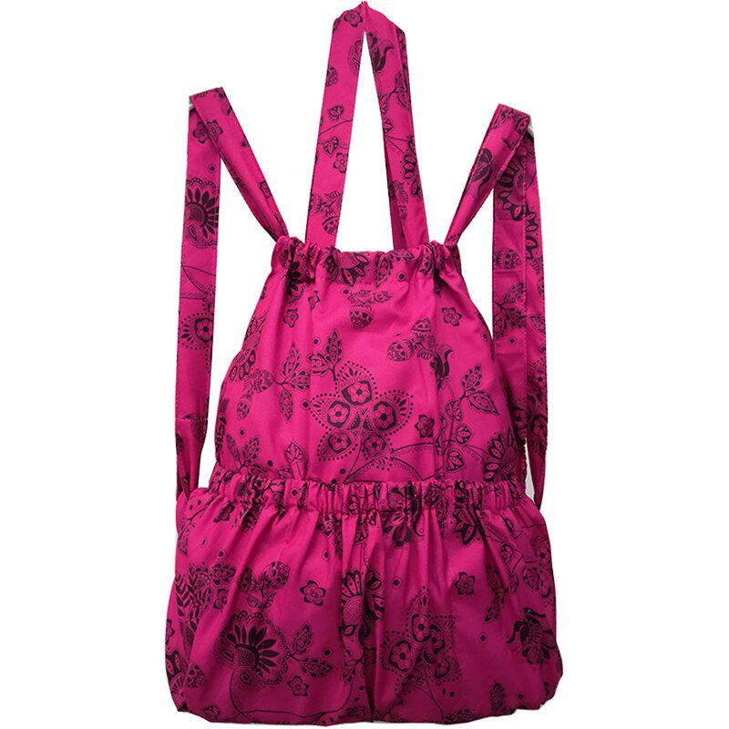 韩版时尚潮流印花尼龙背包欧美百搭三用包2026新款双肩包女小包包