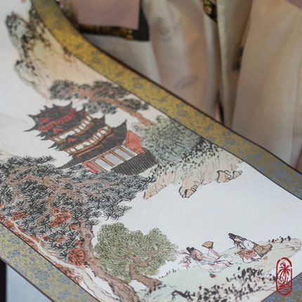 【现货】共绘山河·宣纸卷轴 江南百景图游戏周边 官方正版