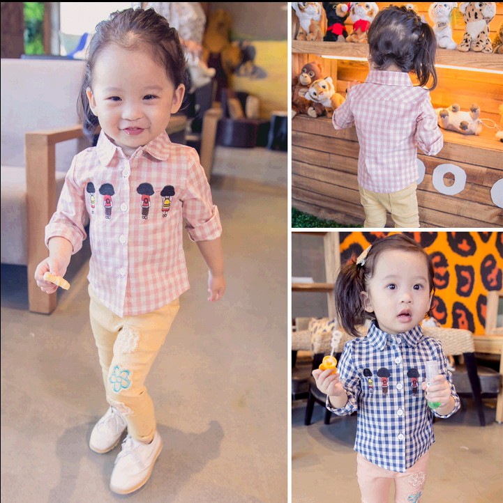 Chemise fille à manche longue - Ref 2088808 Image 1