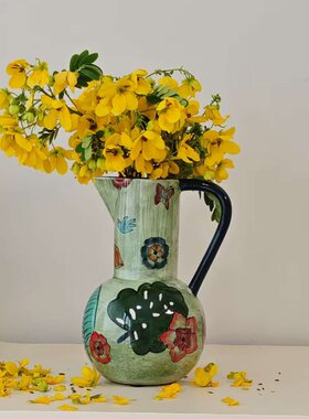 北欧陶瓷花瓶工艺礼品创意现代家装装饰品客厅摆件美式欧式插花器