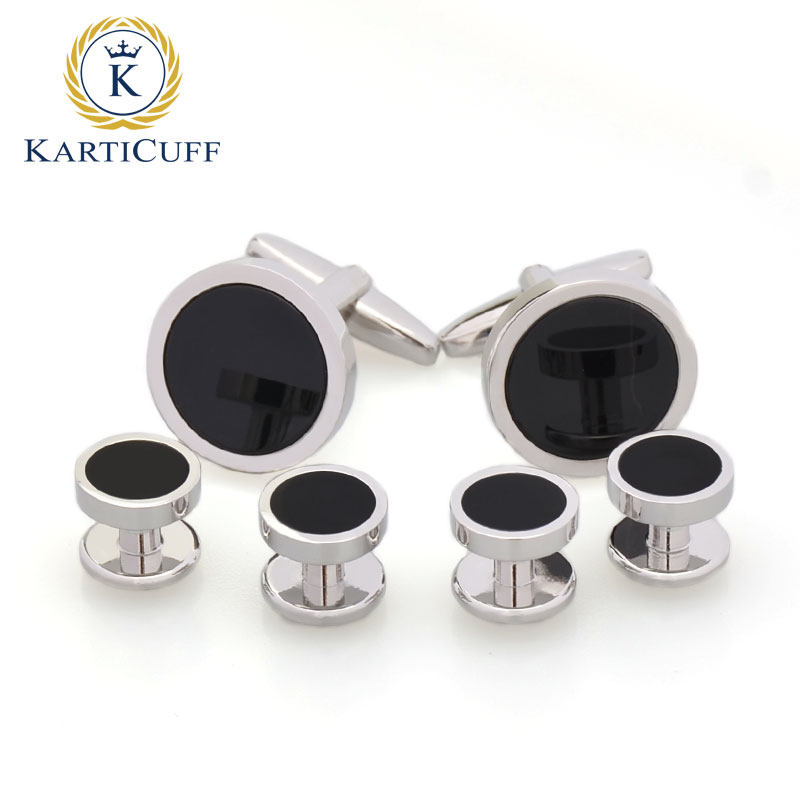 燕尾服门襟扣 袖扣套装法式衬衫袖钉男士礼服长袖衬衣可拆螺栓