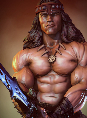 人高 50mm 75mm 100mm 英雄之剑 树脂白模 TD-6655/3D