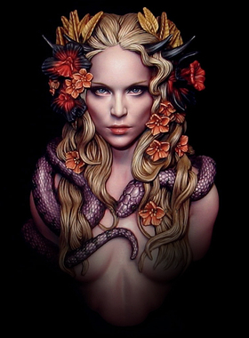 1/10 女神半身像 树脂手办 兵人 白模(原特)  A-1619