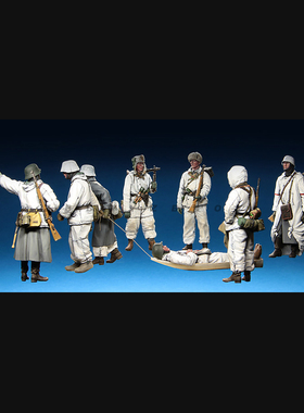 1/35 二战欧洲冬季陆军(10个兵人) A-1743