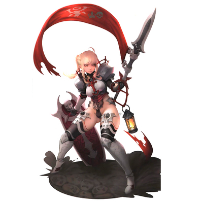 38mm Beauty Soldier 女神系列 树脂兵人 白模  A-2212