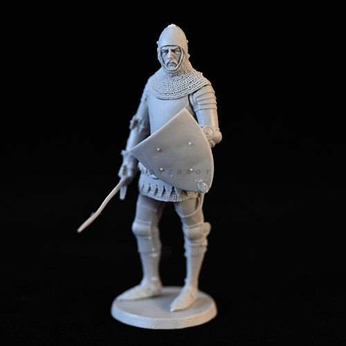 1/24 古代欧洲甲士 树脂兵人 白模(原特)  A-1974
