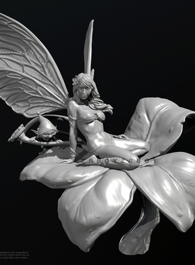 人高 25mm 45mm 65mm 蒂亚仙子 树脂白模 TD-6541/3D