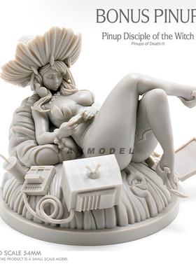 54mm  Beauty Soldier 女神系列 树脂兵人(原特白模) A-596