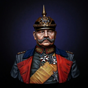 1/10 一战欧洲元帅胸像 树脂兵人 白模(原特) A-1881