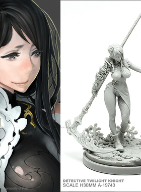 30MM kingdomdeath女神系列Cleric Death 树脂兵人 A-19742