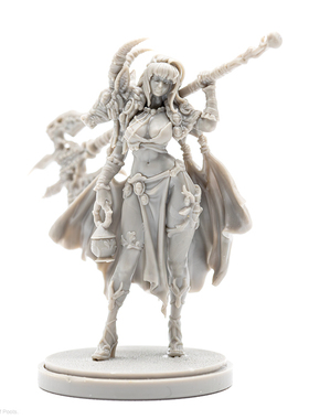 38mm  Beauty Soldier 女神系列 树脂兵人(原特白模) A-1718