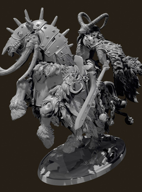 全高 60mm 80mm 铁面摄魂骑士 树脂兵人 TD-6992/3D