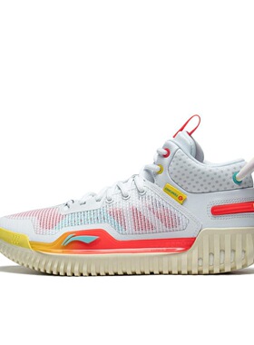 李宁LiNing李宁反伍3高帮篮球鞋男款白色ABFT005-2广东66仓