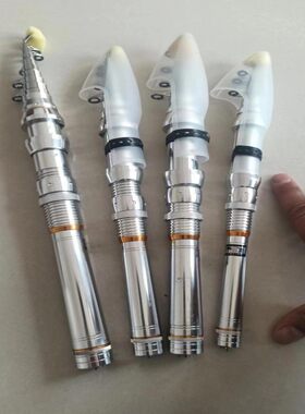 超短节全金属小海杆抛竿海竿裸竿钢笔钓鱼竿路亚竿远投竿甩杆全套
