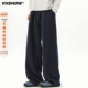 VIISHOW美式 子 休闲百搭拖地长裤 cleanfit灰色重磅卫裤 男春秋新款