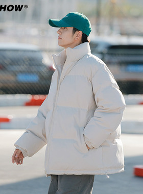 VIISHOW棉衣男冬季新款短款宽松立领加厚棉服休闲oversize外套潮