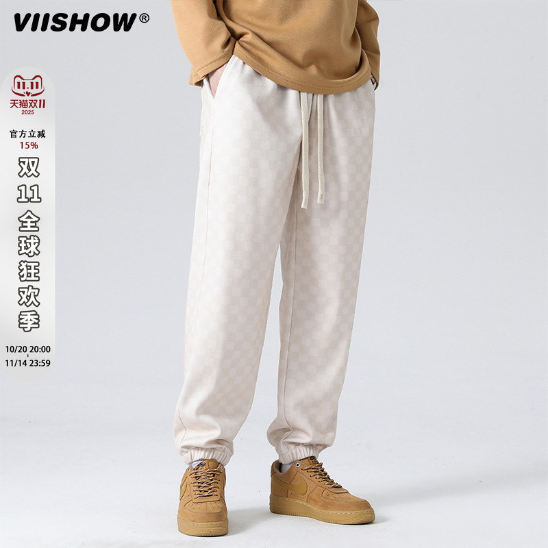 VIISHOW长裤卫裤美式潮牌休闲裤