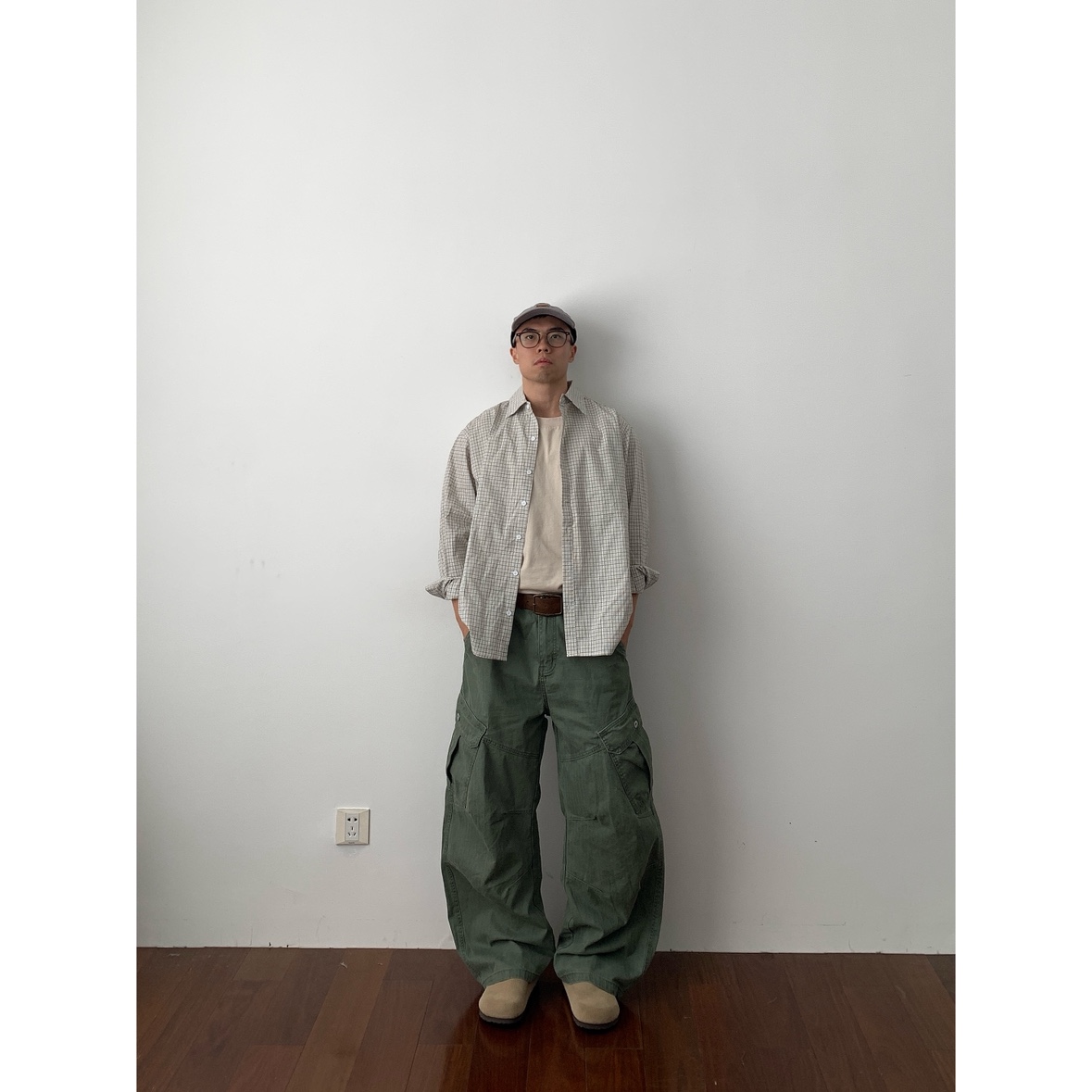 Daily1|日系轻复古格纹衬衫