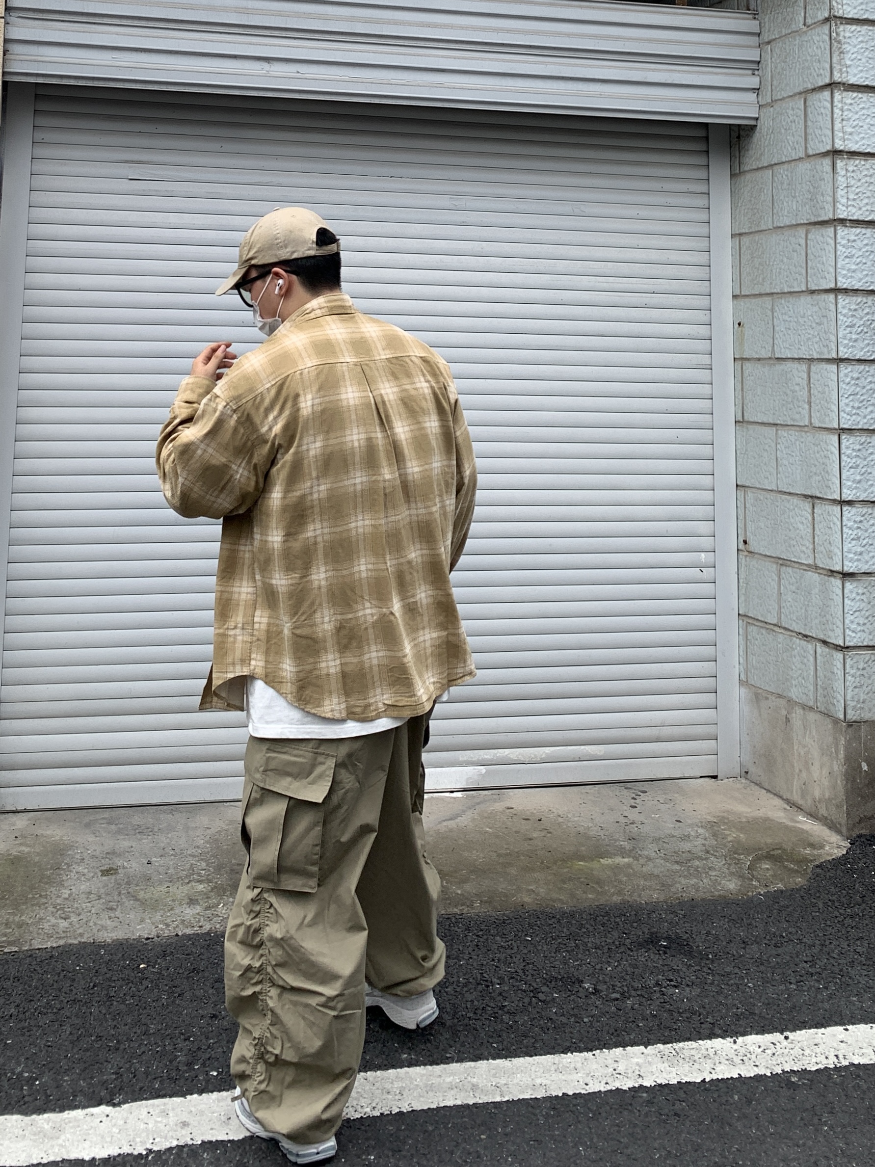 Daily1格纹内搭立领衬衫