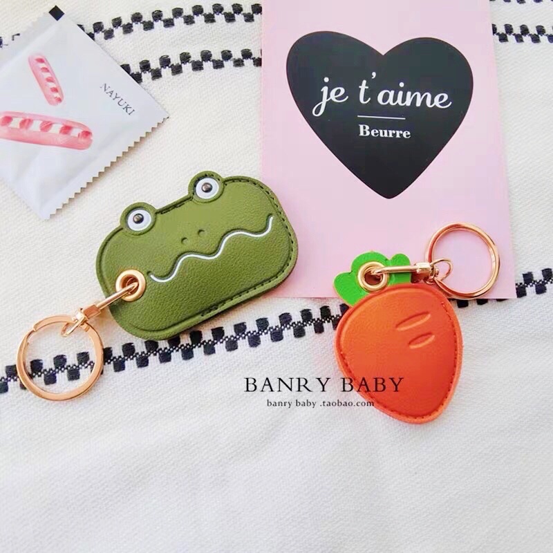 水滴型小区门卡套钥匙扣