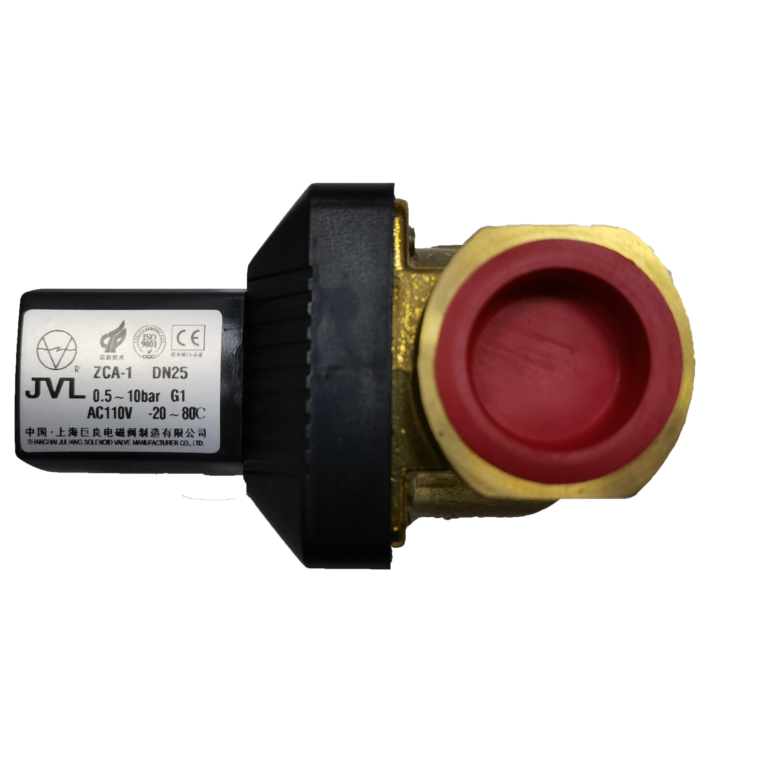 巨良常闭电磁阀 ZCA-1 DN25 0.5-10bar G1 JYL VALVE AC110V
