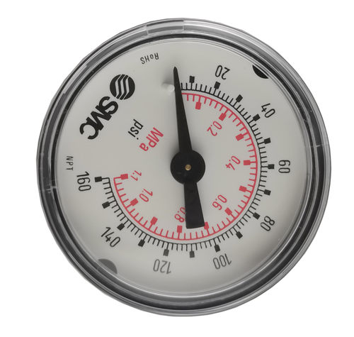 SMC压力表 K40-MP1.0-N01MS SMC Pressure Gauge 4274777 1/8NPT
