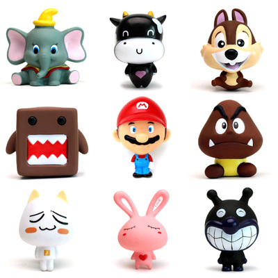 吸盘公仔龙猫小飞象超级玛丽松鼠