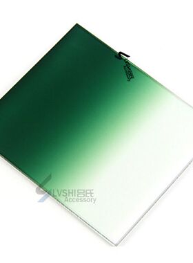 吕氏 P系列 渐变绿 树脂方形插片滤镜 兼容高坚P系列滤镜