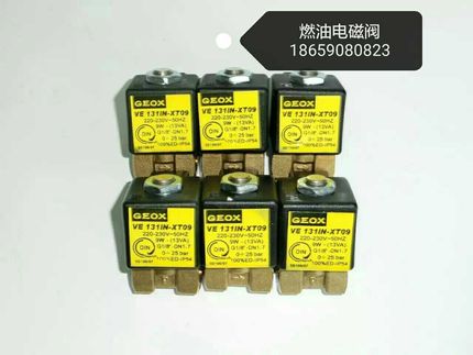 GEOX XT09燃油电磁阀 VE131IN-XT09 燃烧机配件 油路开关