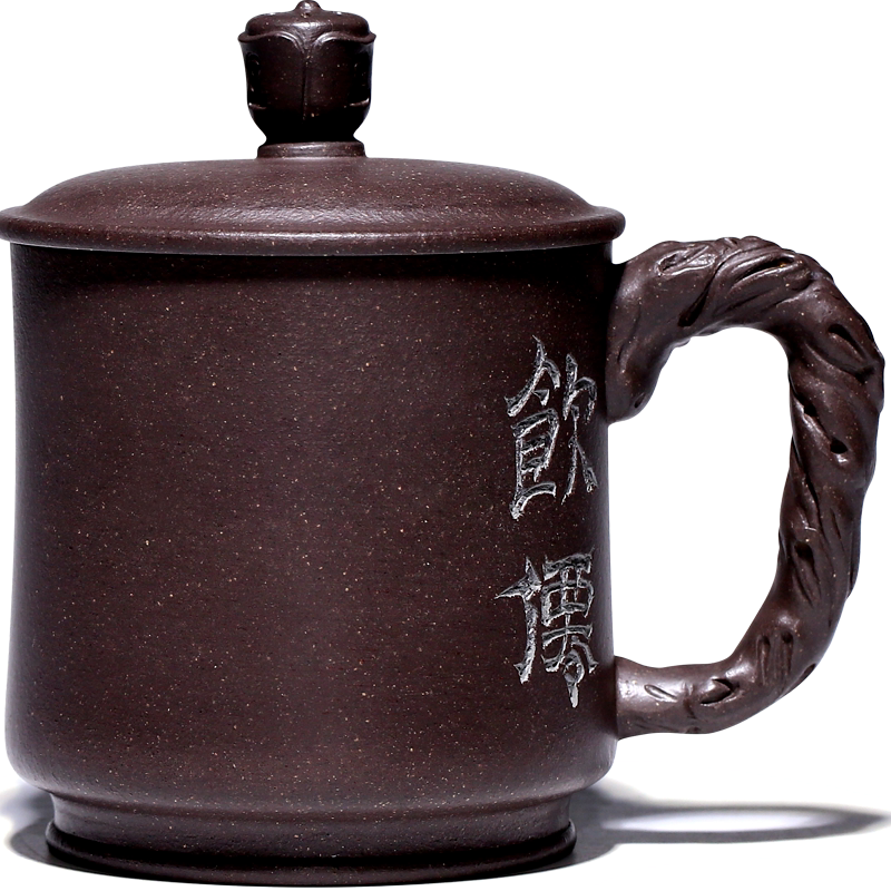 重器 宜兴紫砂杯纯手工名家吴春艳大号茶杯子家用泡茶带盖 饮仙杯