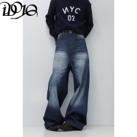 iDojo多色重水洗复古长裤牛仔裤