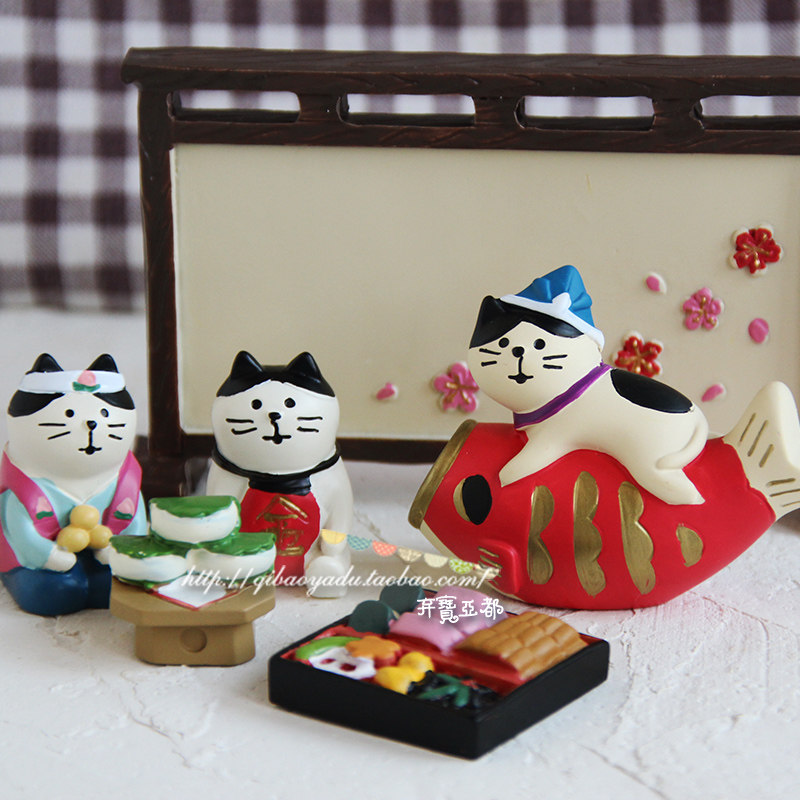 日本decolezakka端午招福五树脂