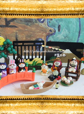 树脂摆件日式桌面可爱包邮