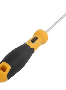 得力一字黄黑柄螺丝批螺丝刀旋具3寸-8寸/b/DL6330751 DL6331001